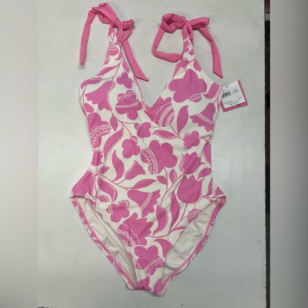 Kate Spade Pink Floral One Piece Swimsuit